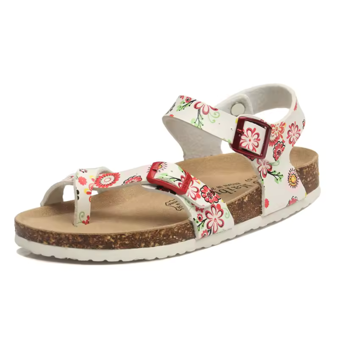 Romina | Dames sandalen met open teen, enkelband en verstelbare gespen Modehuis-Nederland