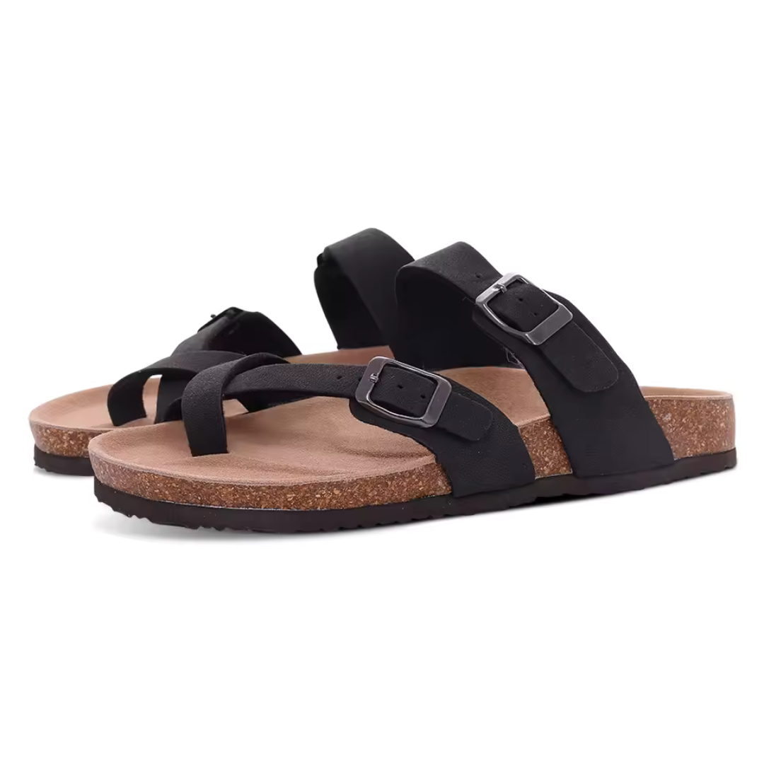 Rubyn | Unisex instap sandalen met dubbele band en gevormd voetbed Modehuis-Nederland