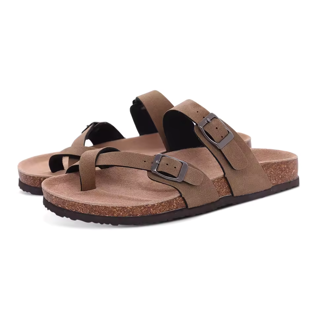 Rubyn | Unisex instap sandalen met dubbele band en gevormd voetbed Modehuis-Nederland