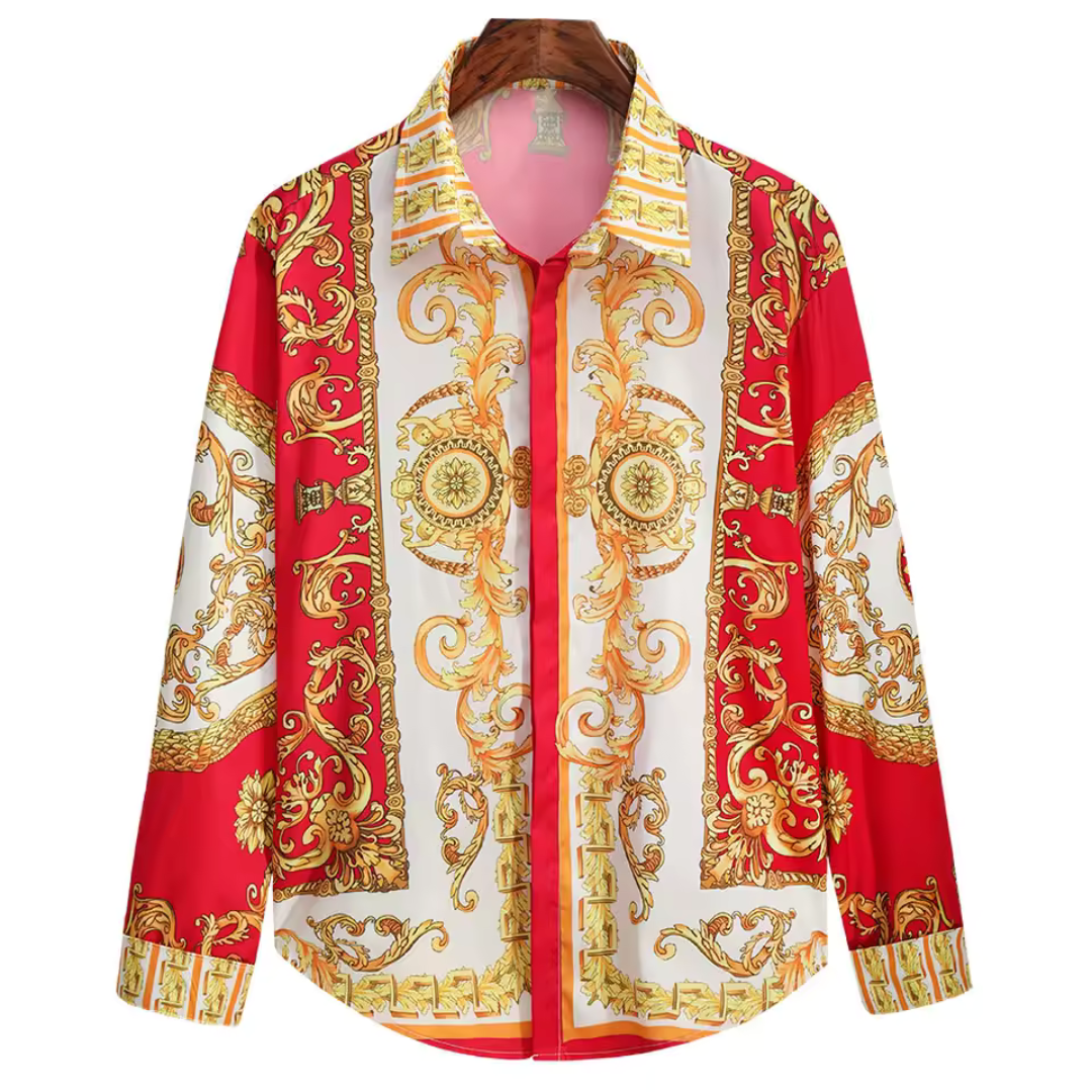 Quinten | Heren blouse met lange mouwen en klassieke kraag Modehuis-Nederland