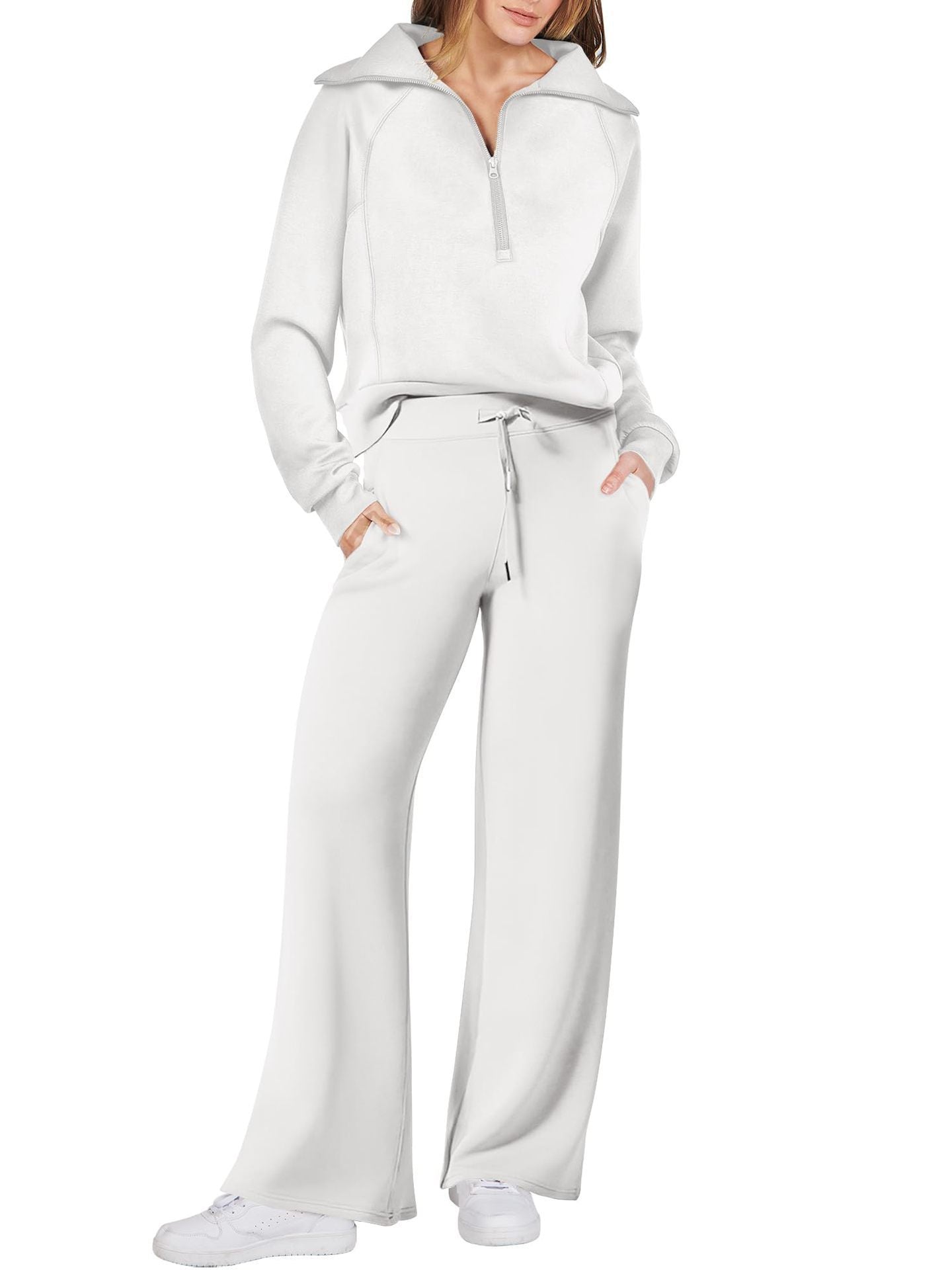 Stijlvolle lounge set met lange mouwen – Berken Modehuis-Nederland