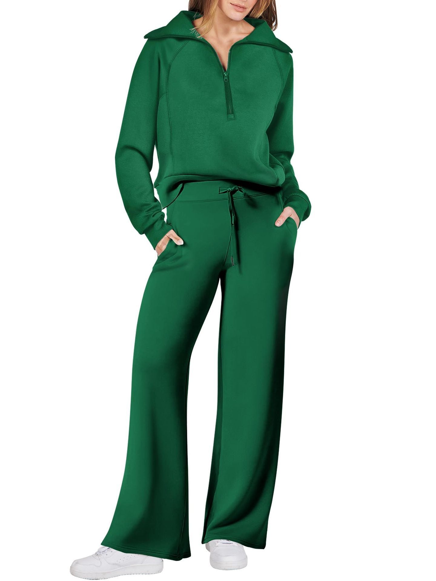 Stijlvolle lounge set met lange mouwen – Berken Modehuis-Nederland
