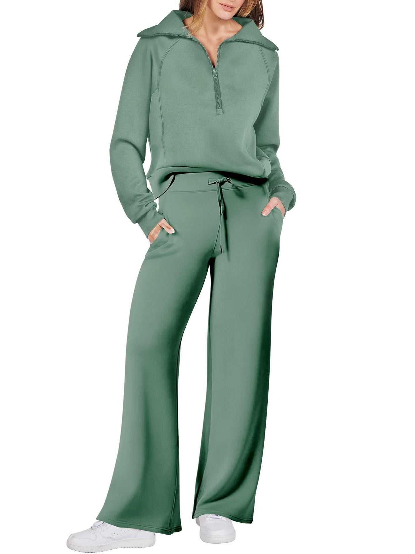 Stijlvolle lounge set met lange mouwen – Berken Modehuis-Nederland