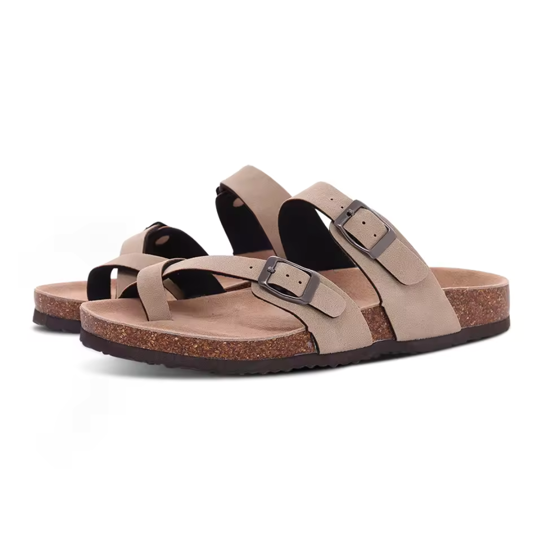 Rubyn | Unisex instap sandalen met dubbele band en gevormd voetbed Modehuis-Nederland