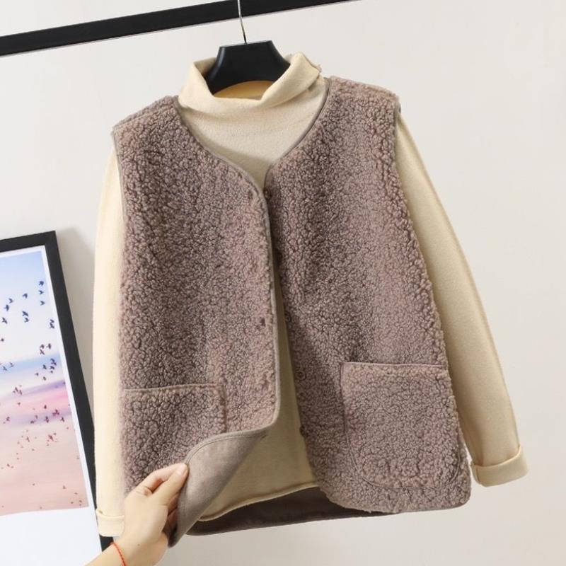 Kuscheliger Damen-Teddy-Weste | Kurz Modehuis-Nederland