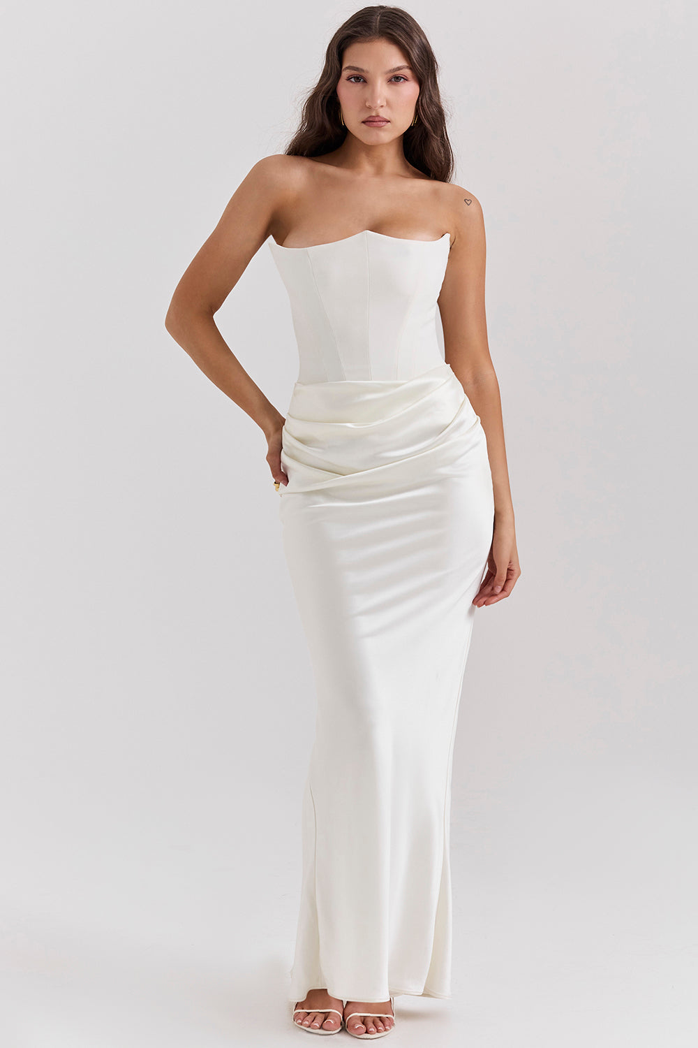 Romy | Strapless Corset Maxi Dress Modehuis-Nederland