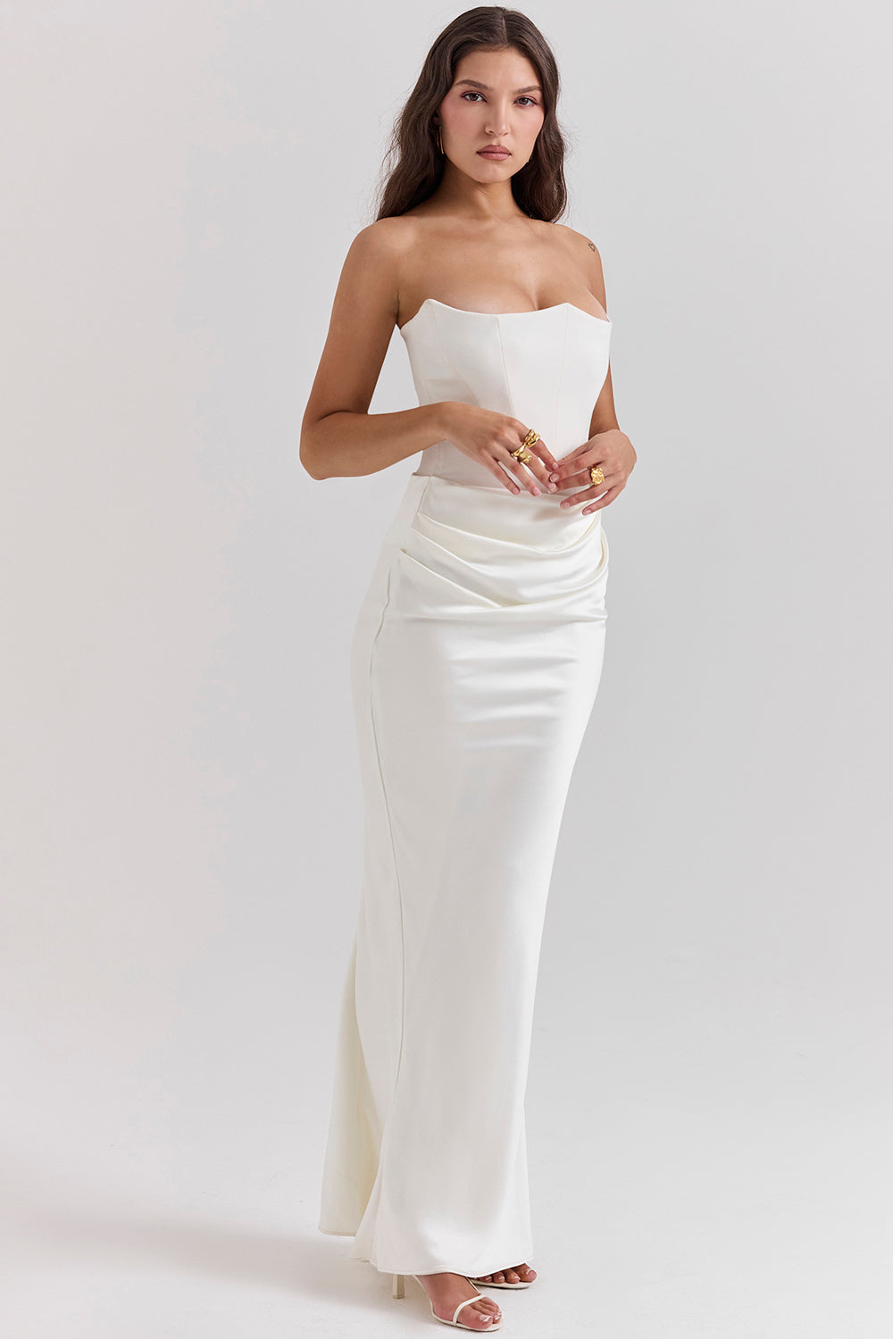 Romy | Strapless Corset Maxi Dress Modehuis-Nederland