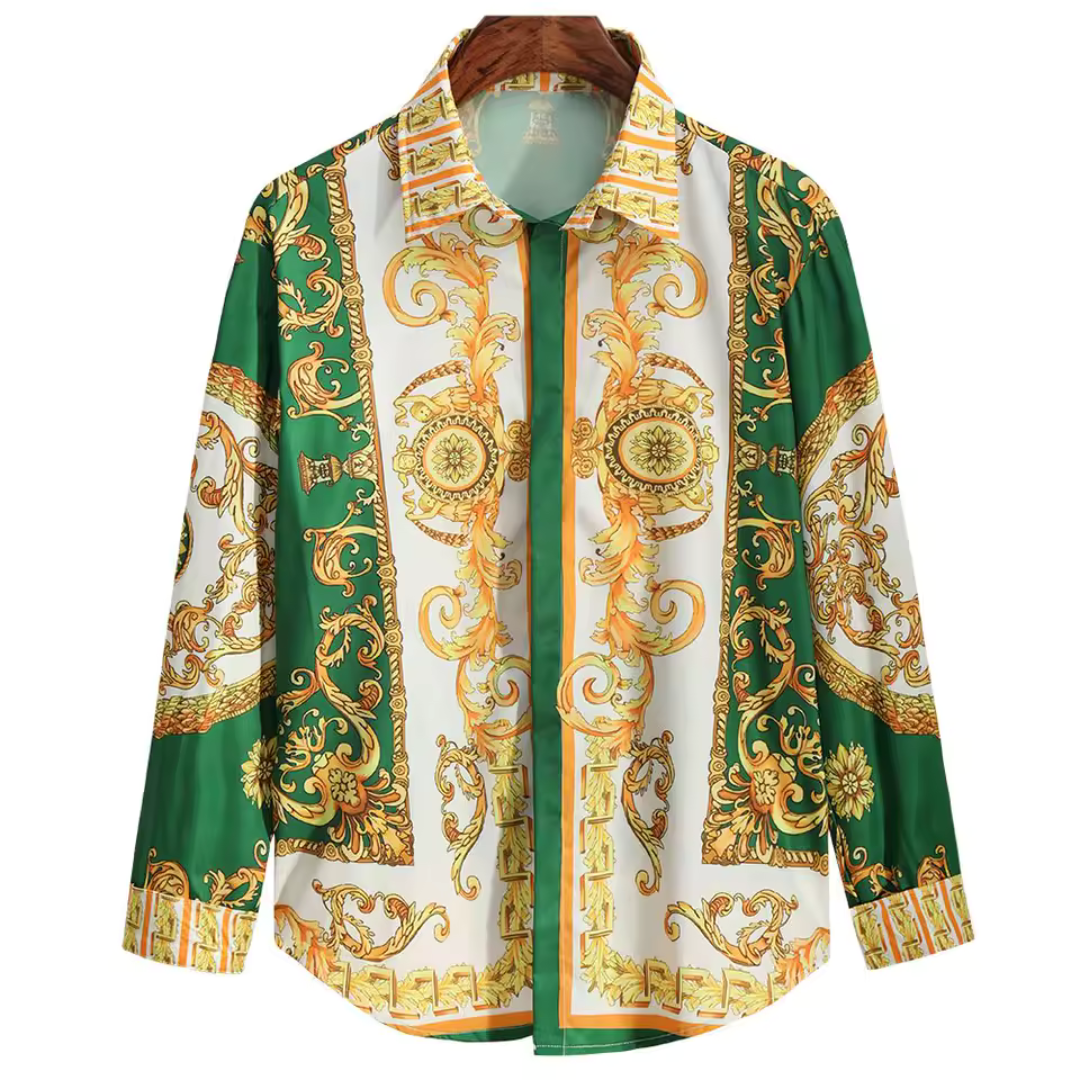 Quinten | Heren blouse met lange mouwen en klassieke kraag Modehuis-Nederland