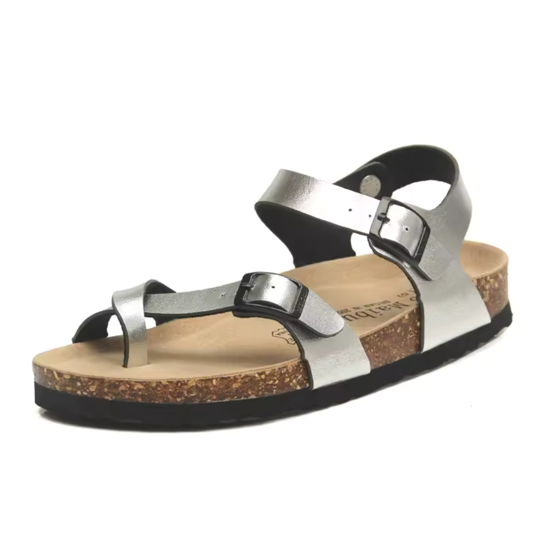Romina | Dames sandalen met open teen, enkelband en verstelbare gespen Modehuis-Nederland