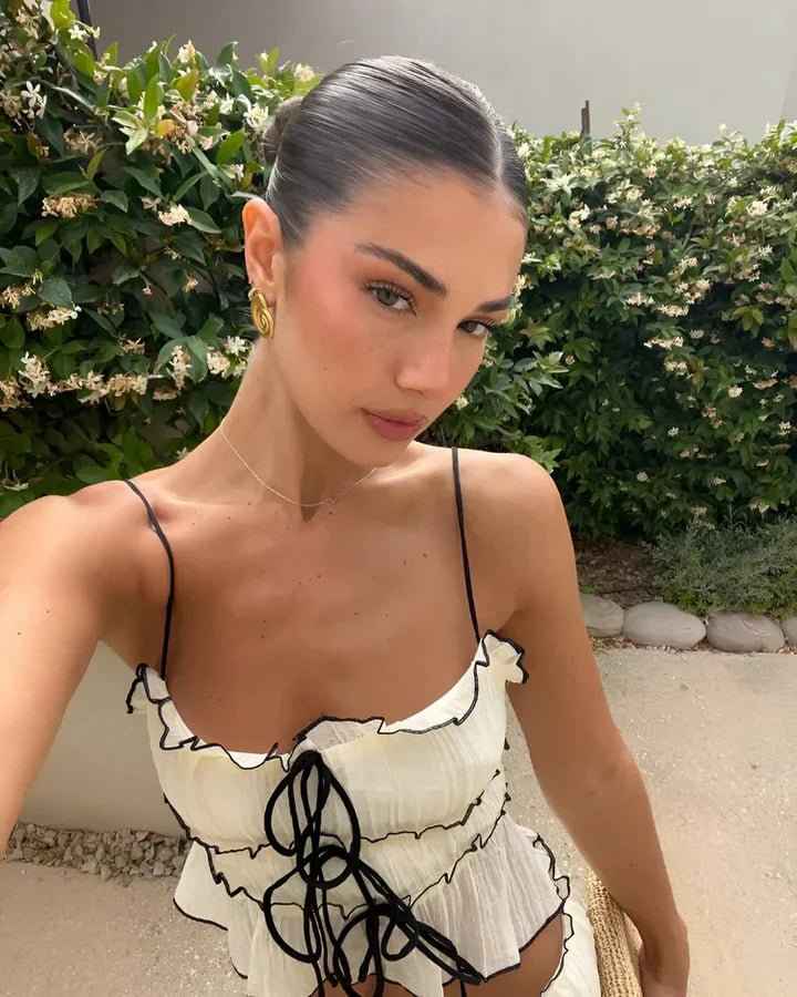 Sofia – Zweiteiliges Boho-Set mit Rüschen und Schnürdetails Modehuis-Nederland