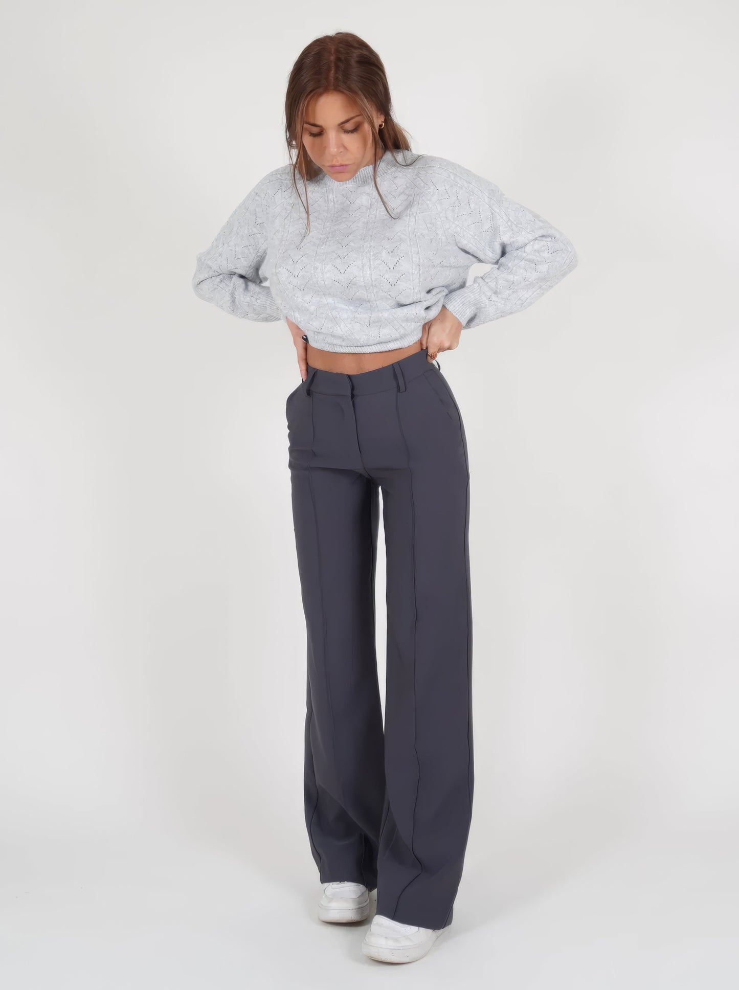 Ozélie | Elegante Comfortabele Wijde Broek Dames - Regular Fit - Luxe Comfort - Essential Elegance Modehuis-Nederland