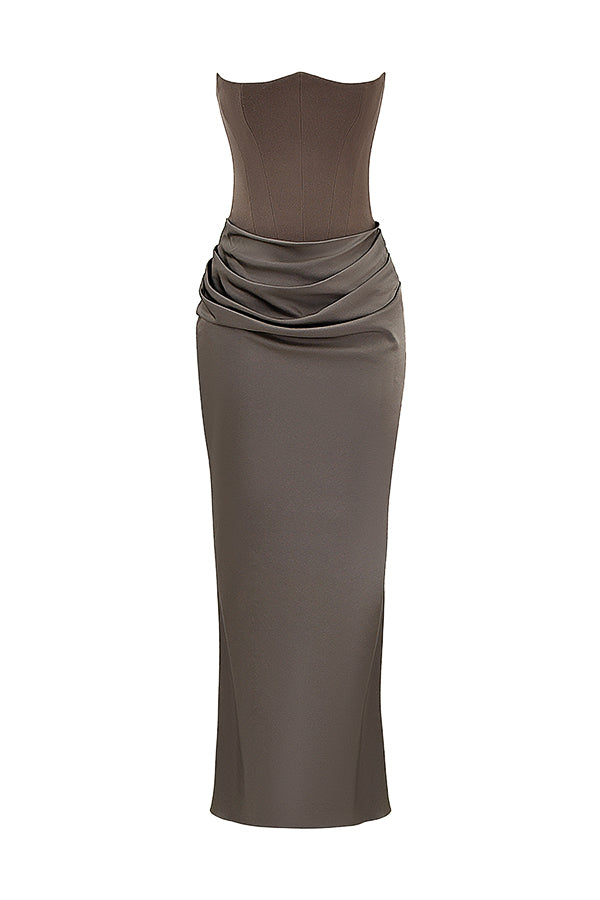Romy | Strapless Corset Maxi Dress Modehuis-Nederland
