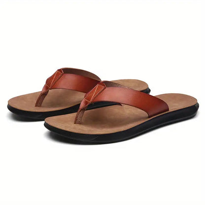 Bert - Orthopedische Leren Slippers Modehuis-Nederland
