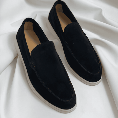 Heren loafers met laag uitgesneden ontwerp en subtiele afwerking Modehuis-Nederland