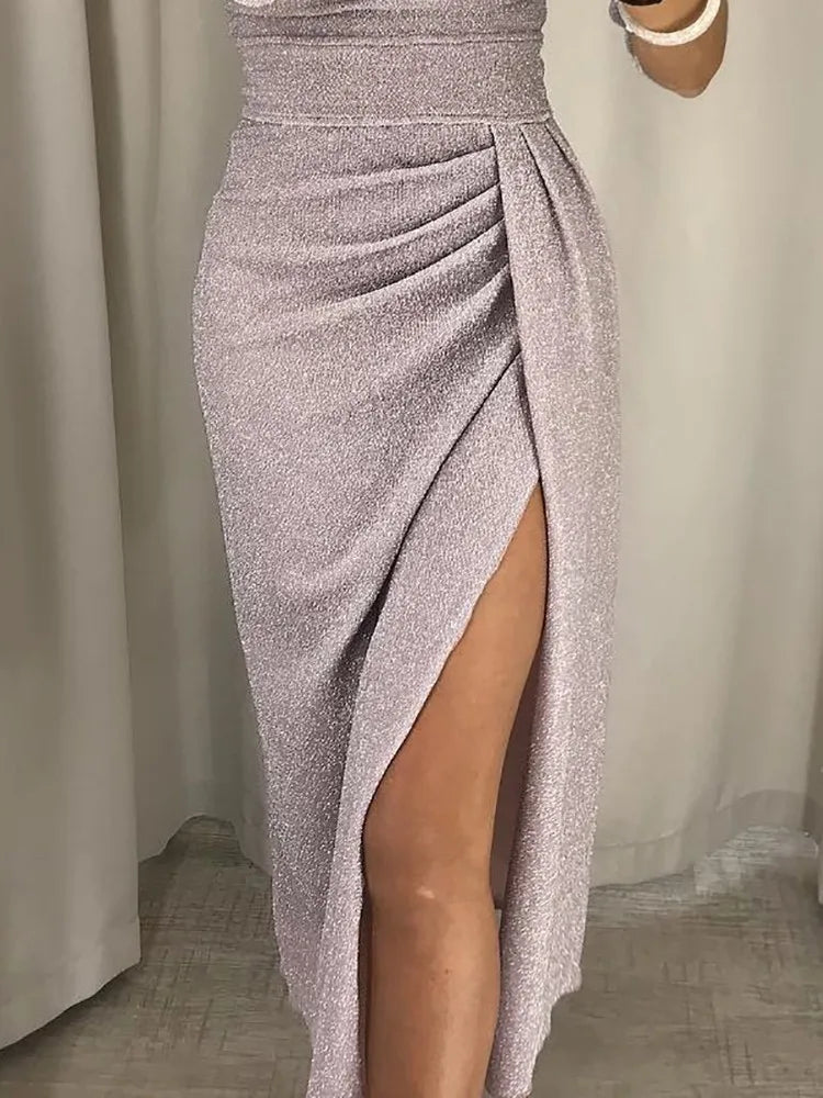Women's Maxi Dress - Elegant Flowy Design - Sleeveless V-Neck - Lightweight Evening Wear Modehuis-Nederland