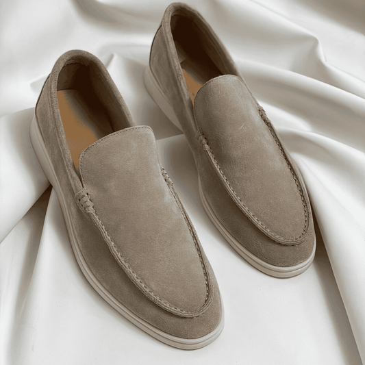Heren loafers met laag uitgesneden ontwerp en subtiele afwerking Modehuis-Nederland