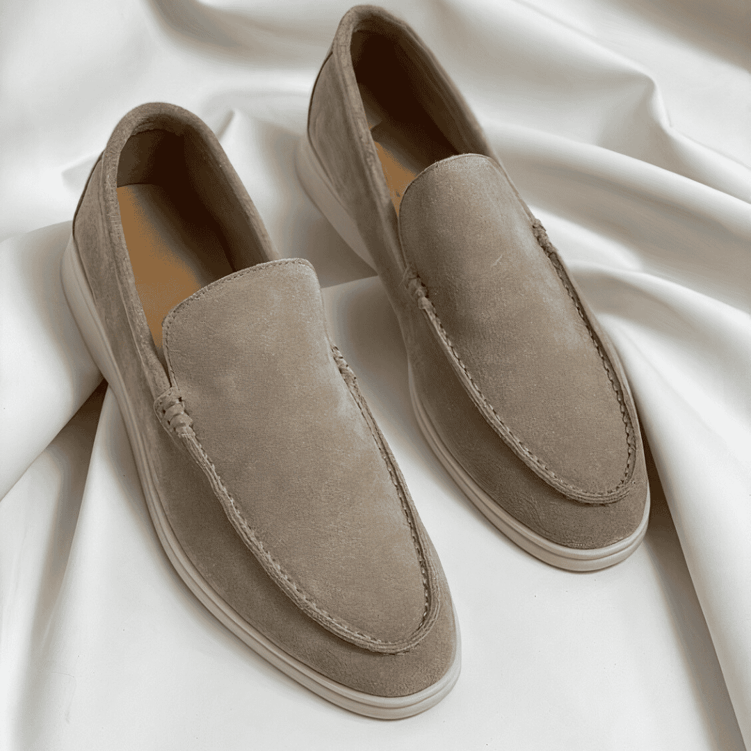 Heren loafers met laag uitgesneden ontwerp en subtiele afwerking Modehuis-Nederland