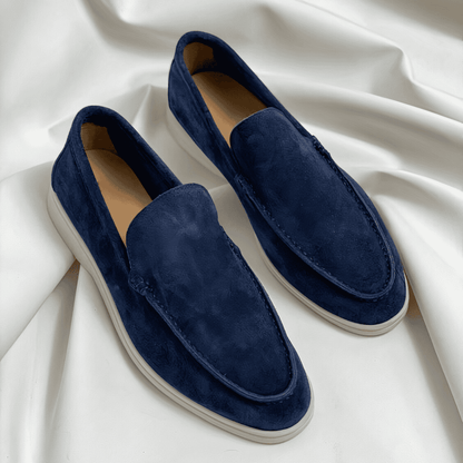 Heren loafers met laag uitgesneden ontwerp en subtiele afwerking Modehuis-Nederland