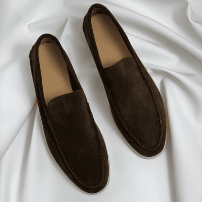 Heren loafers met laag uitgesneden ontwerp en subtiele afwerking Modehuis-Nederland