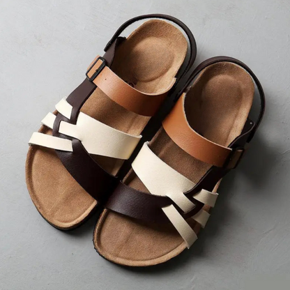 Dames sandalen dames met minimalistische bandjes Modehuis-Nederland