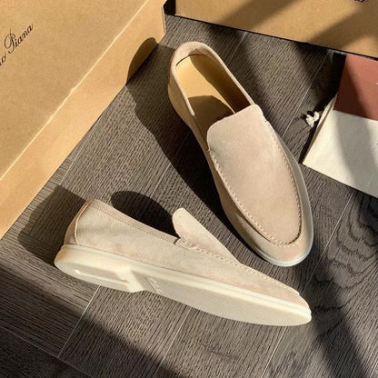 Heren loafers met laag uitgesneden ontwerp en subtiele afwerking Modehuis-Nederland