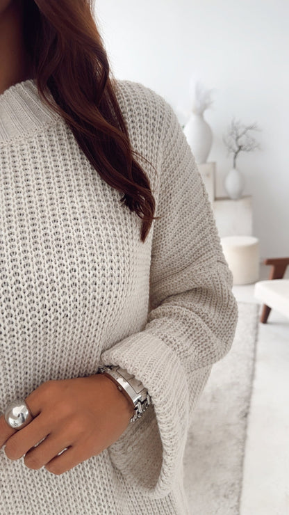 Alys | Oversized trui met opstaande kraag Modehuis-Nederland