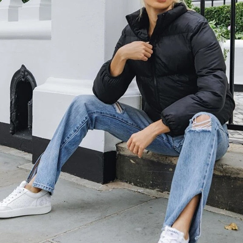 Winter pufferjas voor dames - Penelie Modehuis-Nederland