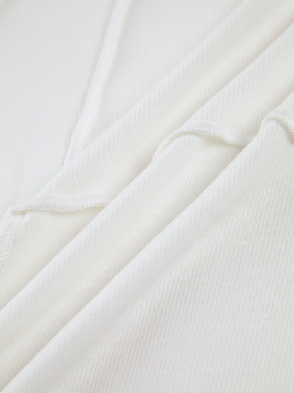 Basic Piping Long Sleeve Top Modehuis-Nederland