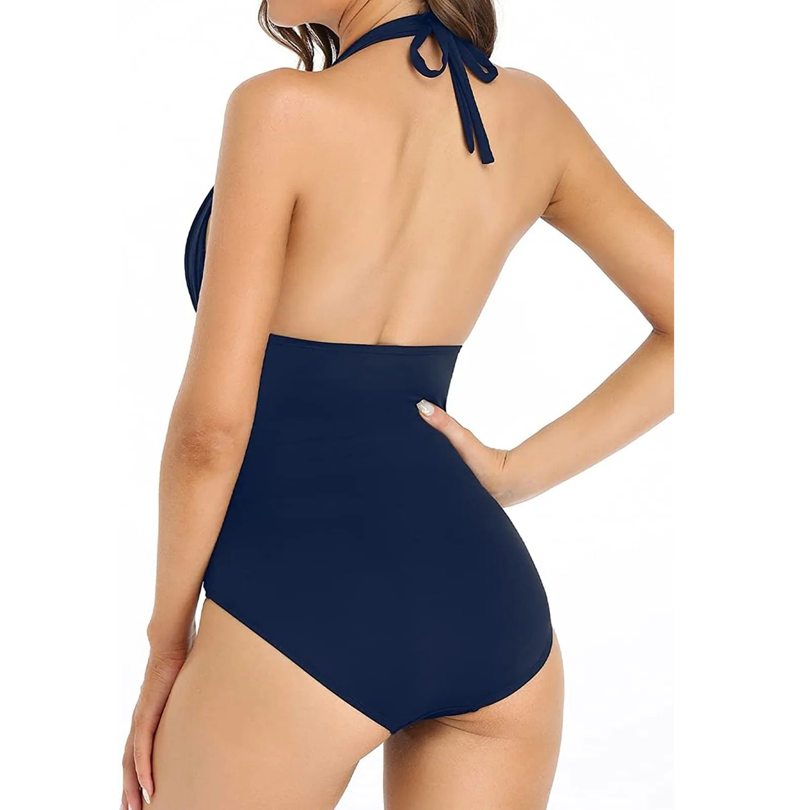 Livia – Shaping Badpak met Push-Up Bikinitop en V-Hals voor Dames Modehuis-Nederland