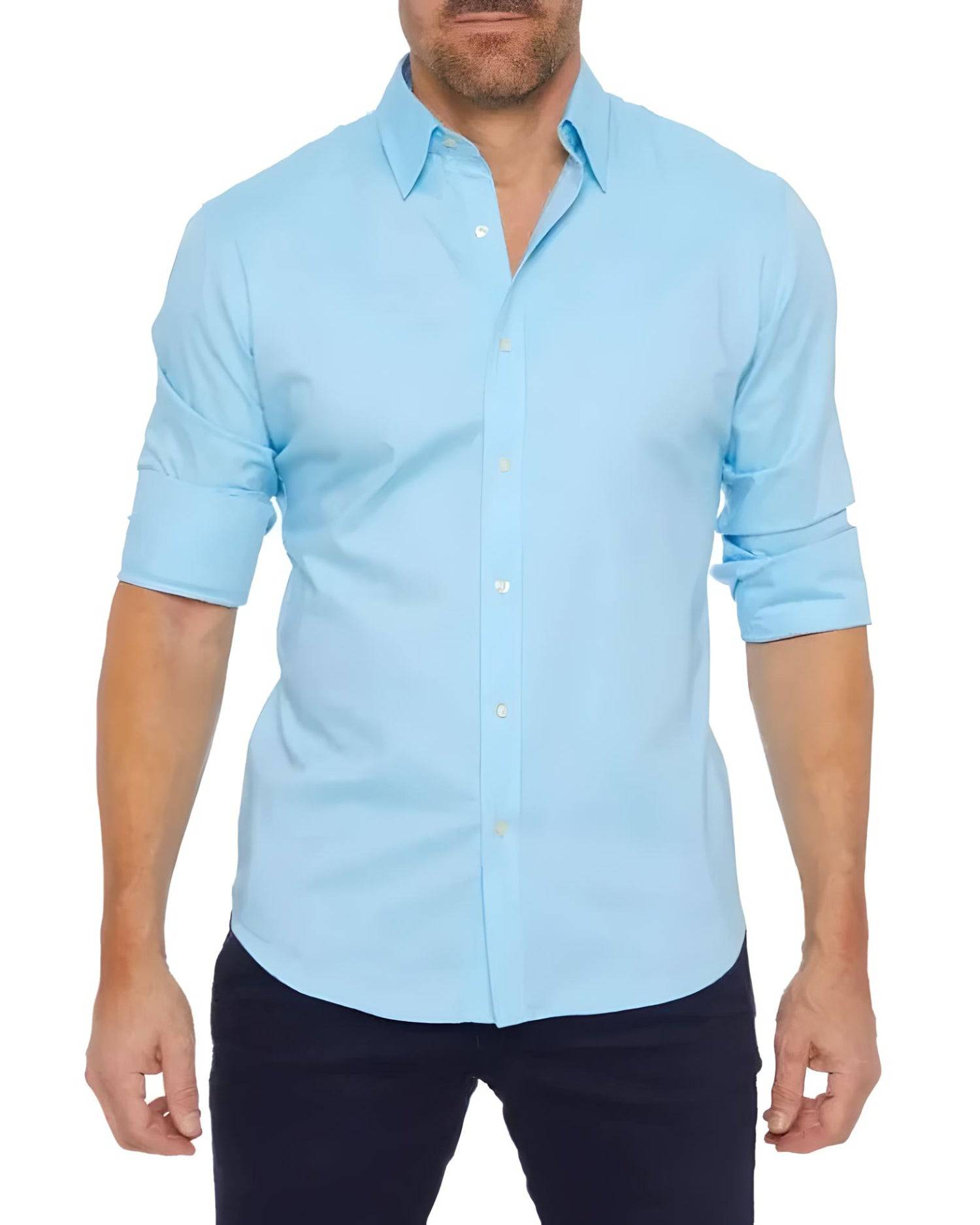Long Sleeve Shirt With Zip Modehuis-Nederland