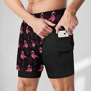 Benthe | Zwemshort met trekkoord en verborgen telefoonzak voor heren Modehuis-Nederland