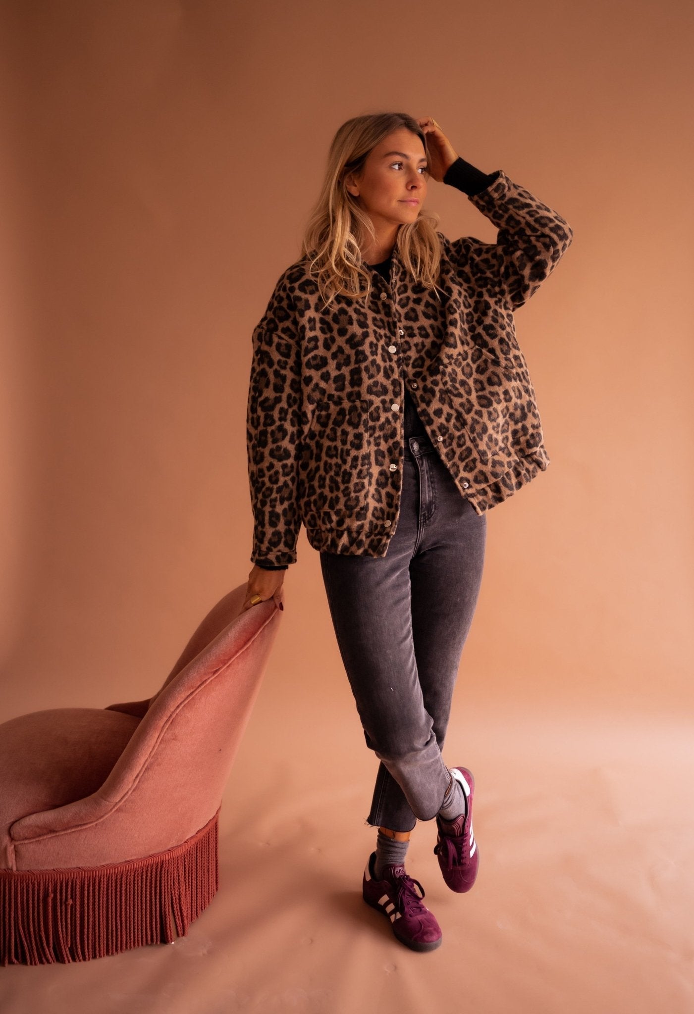 Bianca Jas met Animal Print Dames