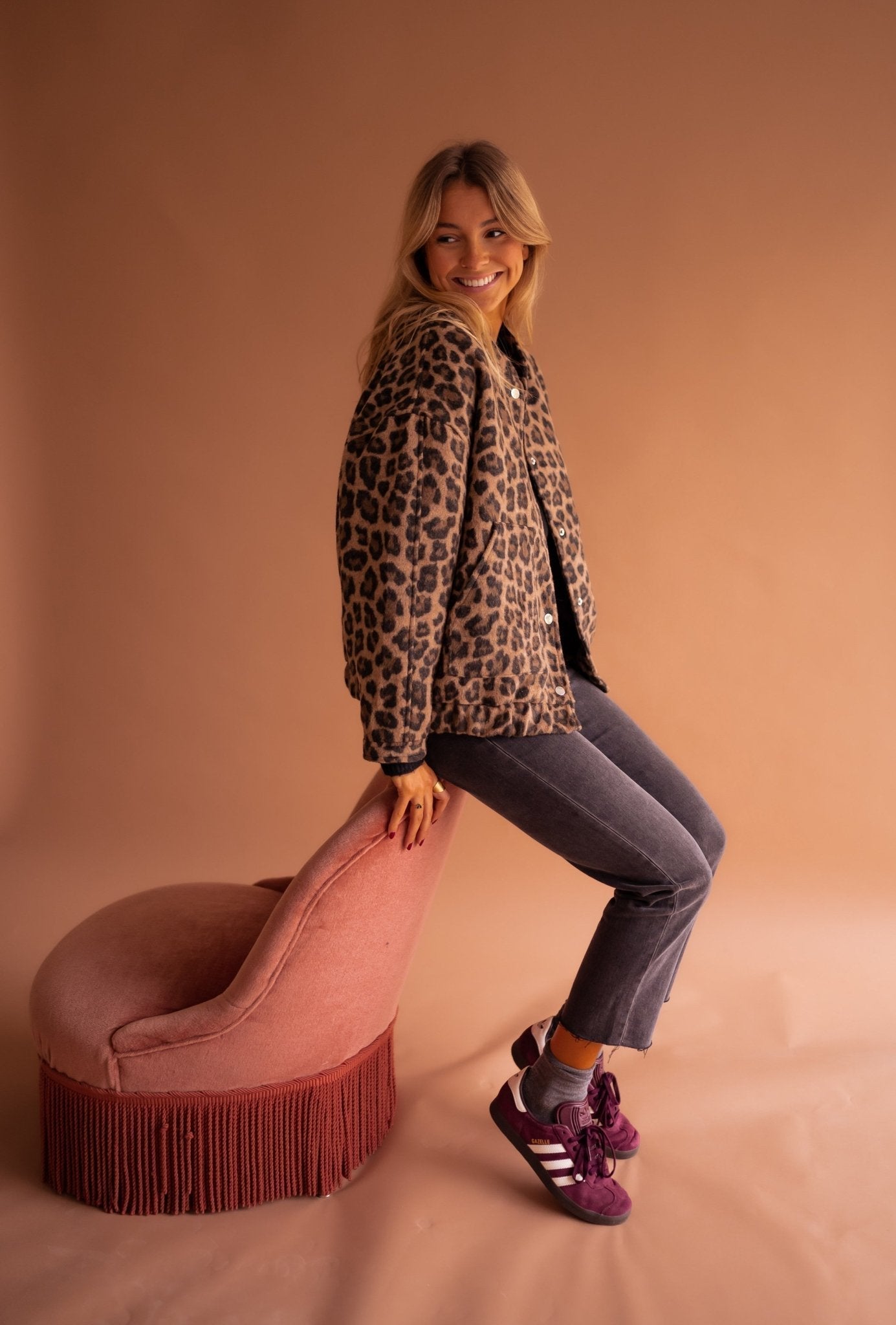 Bianca Jas met Animal Print Dames