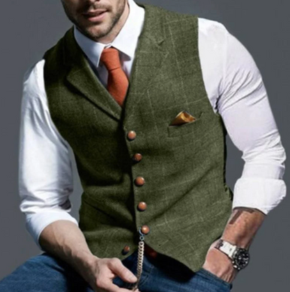 Heren Elegante Gilet – Stijlvol, Comfortabel en Veelzijdig Modehuis-Nederland