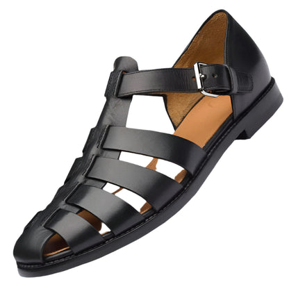 Uniseks gevlochten sandalen met verstelbaar bandje