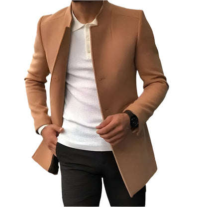 Bruno™ - Elegante Cappotto da Uomo in Lana Modehuis-Nederland