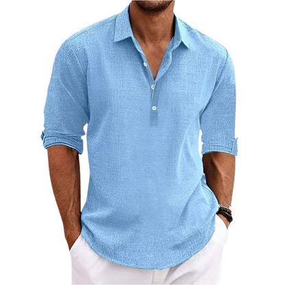 Ricardo™ Klassieke Linnen Polo Modehuis-Nederland