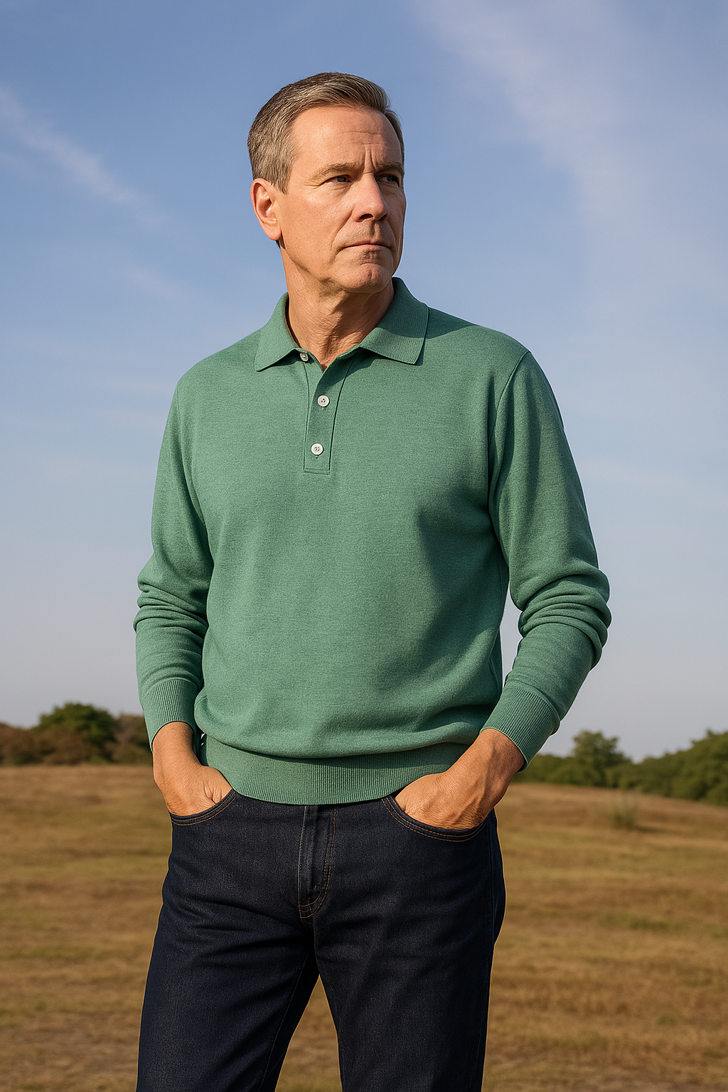 Marco™ | Klassieke herensweater met kraag Modehuis-Nederland