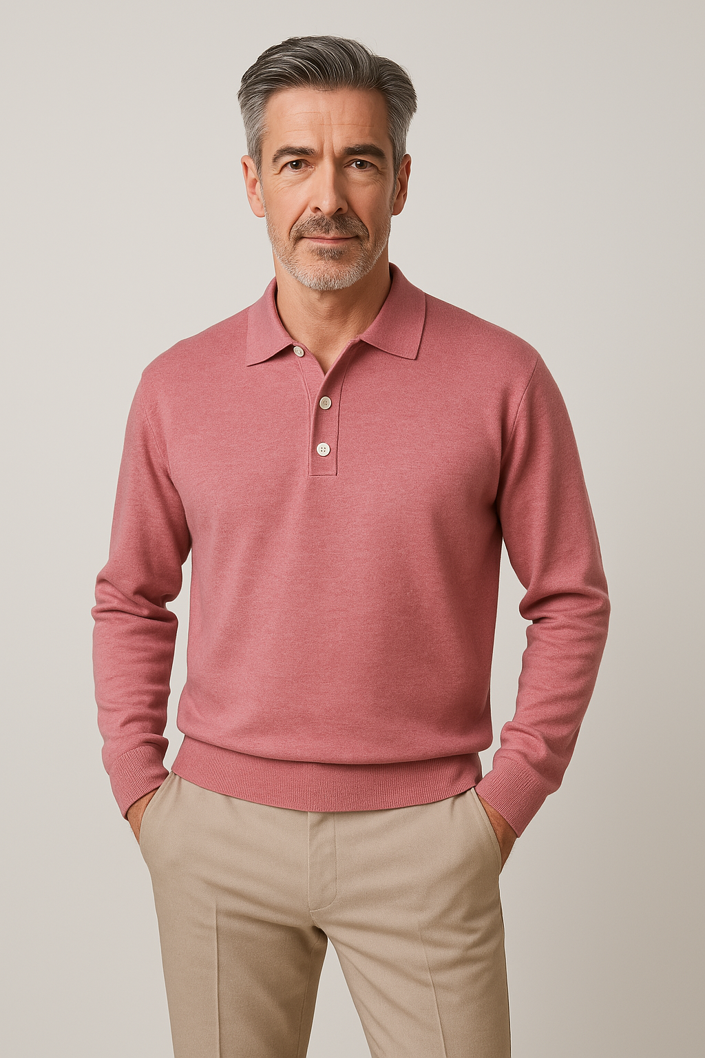 Marco™ | Klassieke herensweater met kraag Modehuis-Nederland