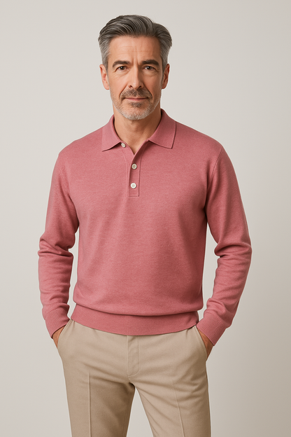 Marco™ | Klassieke herensweater met kraag Modehuis-Nederland