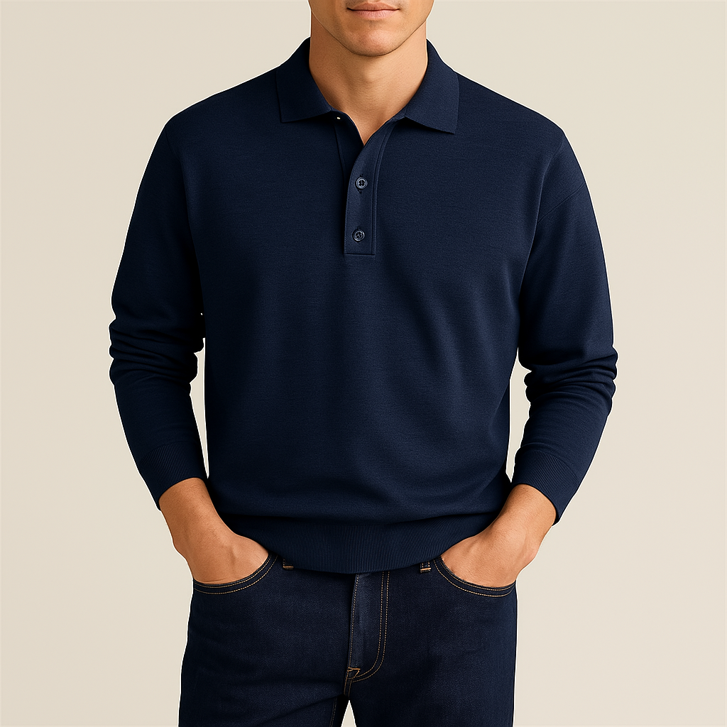 Marco™ | Klassieke herensweater met kraag Modehuis-Nederland