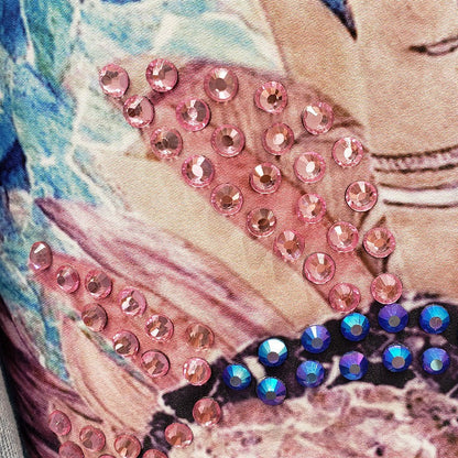 Dames Spijkerjack| festival vibe & art detail Modehuis-Nederland