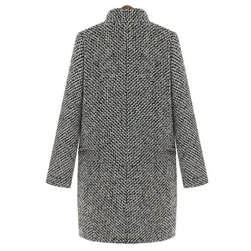 Cheska | Lange Jacke Mantel aus Wolle Modehuis-Nederland