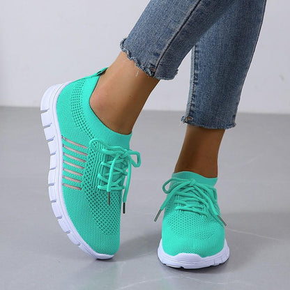 Dames sneakers met slip-on ontwerp