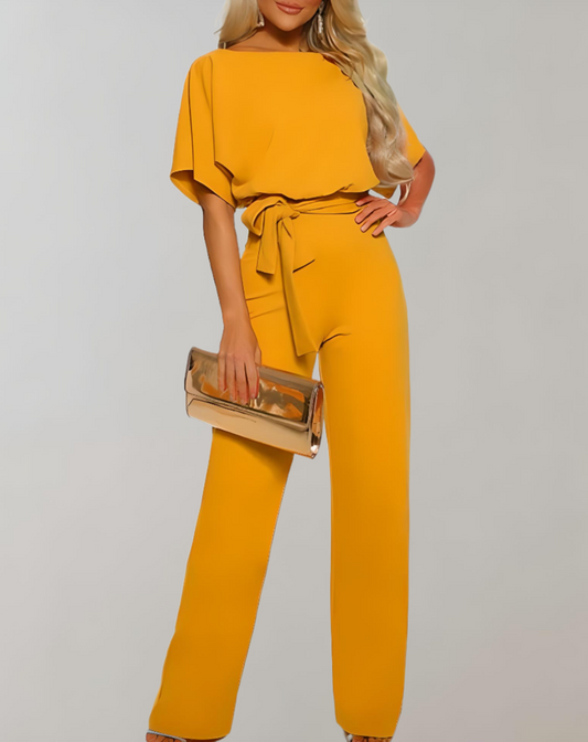 Dames jumpsuit soepel vallend silhouet