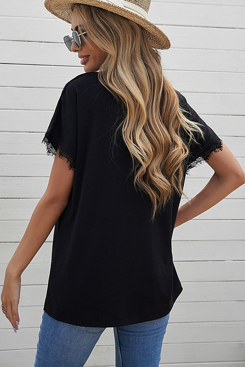 De Viva – V-neck Shirt Modehuis-Nederland