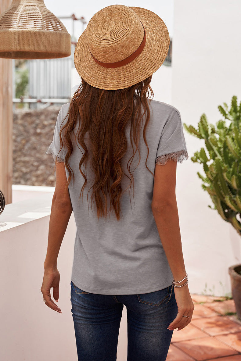 De Viva – V-neck Shirt Modehuis-Nederland