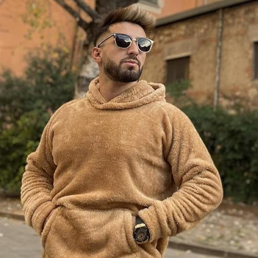 Luis | Luxe teddyhoodie voor heren Modehuis-Nederland