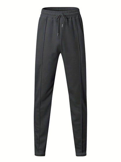 Heren trainingspak met halve rits en rechte broek