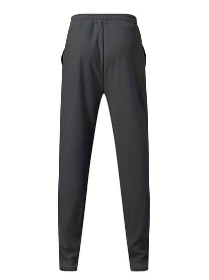 Heren trainingspak met halve rits en rechte broek